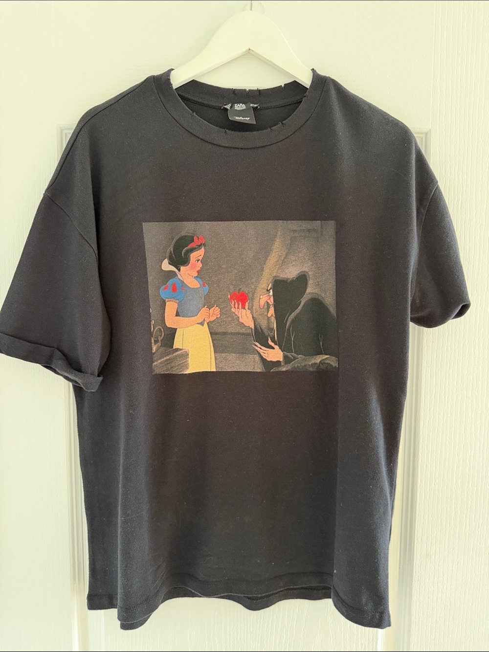 Black Snow White Graphic Tee - Women Tops